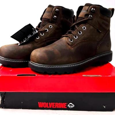"Wolverine" Floorhand Full Grain Leather Boots