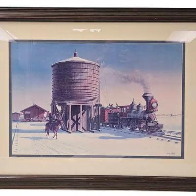 "John Holbird" Signed And Numbered Lithograph 