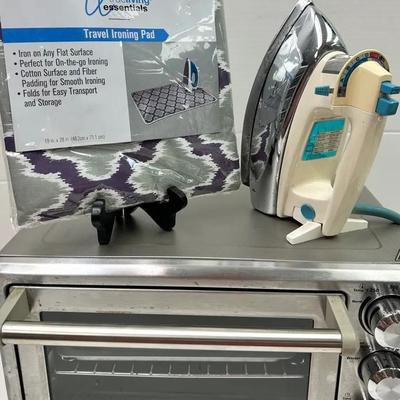 Oster Toaster Oven + Iron and New Ironing Mat