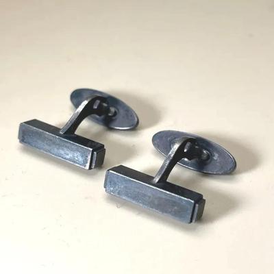 MidCentury Modern George Jensen No 95 Sterling Silver Cufflinks - Denmark