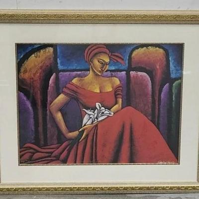 LaShun Beal, Veracious Woman, Signed Print