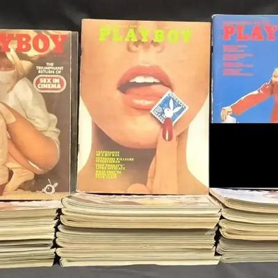 Vintage PLAYBOY Magazines - Lot 3