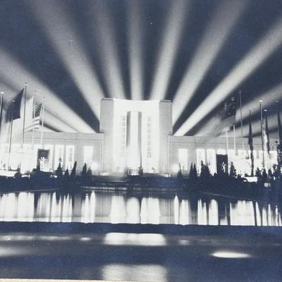 1936 “Magic of the Night” Silver Gelatin Photo – Texas Centennial Exposition – Exhibited Print