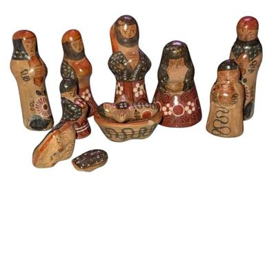 Tonala Nativity Folk Art Small