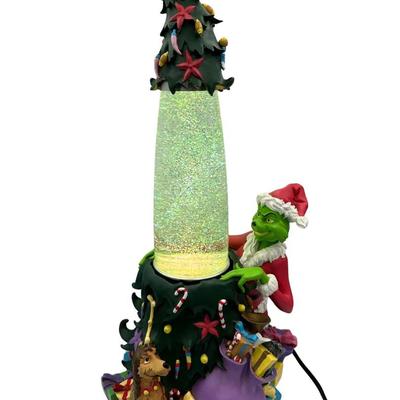Grinch Glitter Lava Lamp - Tested