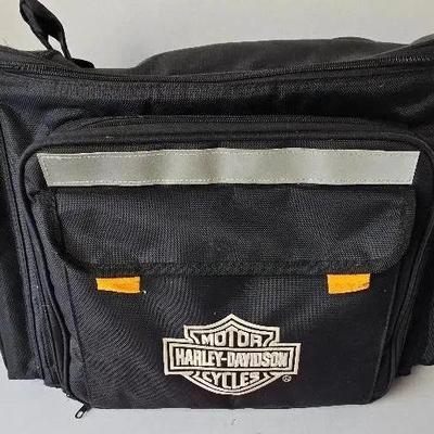 Harley-Davidson Insulated Cooler Bag with Picnic Accessories – Bar & Shield Logo