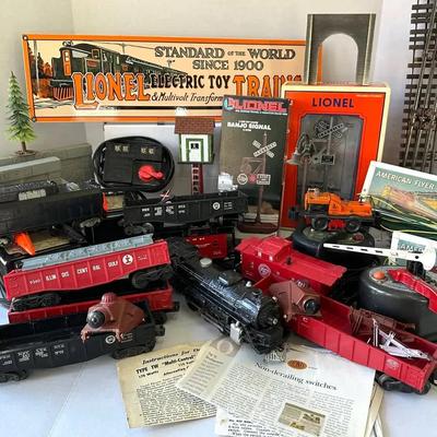 Large Mixed Train Lot – Lionel & American Flyer + Accessories (Untested) 