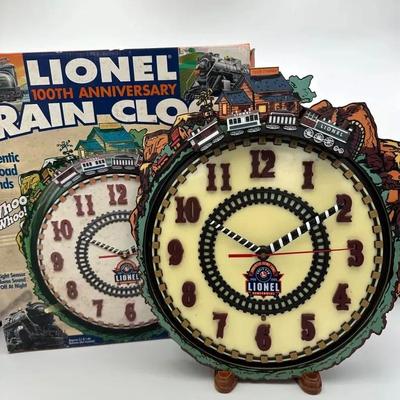 Lionel 100th Anniversary Train Wall Clock with Original Box – Used