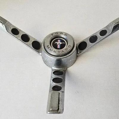1965–1966 Ford Mustang Steering Wheel Horn Ring Assembly – Original Vintage Part (11½”) 