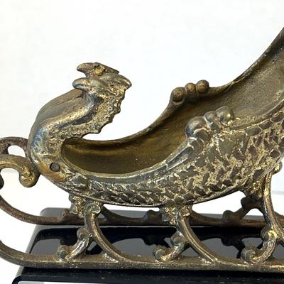 Cast Metal Decorative Vintage Sleigh