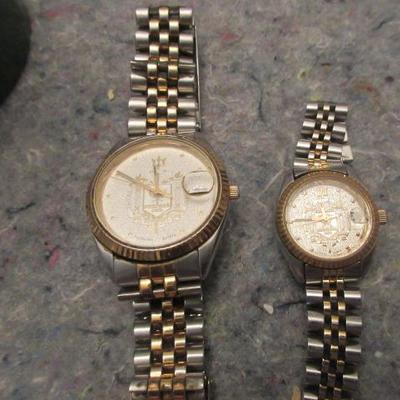 US Navy logo wrist watches