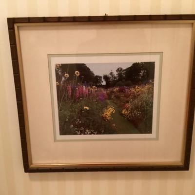 Sale Photo Thumbnail #136: Framed print of garden landscape img 3412