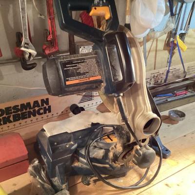 Sale Photo Thumbnail #41: Ryobi ts1341 miter saw with dust bag