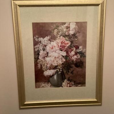 Sale Photo Thumbnail #128: Floral still life framed print