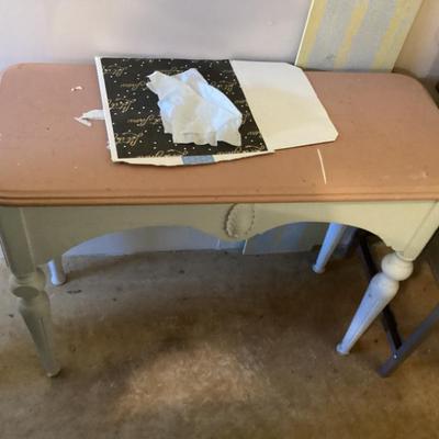 Sale Photo Thumbnail #185: White laminate table work desk