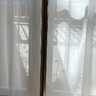 Sale Photo Thumbnail #106: Brass torchiere floor lamp img 3521