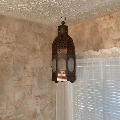 Sale Photo Thumbnail #161: Morrocan inspired hanging lantern