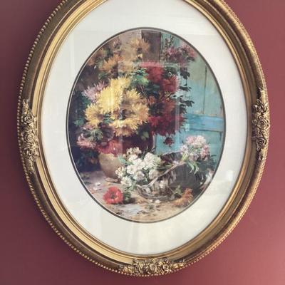 Sale Photo Thumbnail #132: Framed print of floral still life img 3534