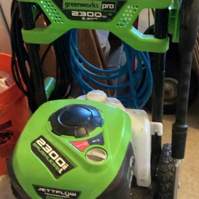 Sale Photo Thumbnail #4: Greenworks pro 2300 psi electric pressure washer