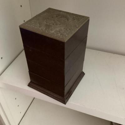 Sale Photo Thumbnail #103: Bombay company wooden jewelry box 1)