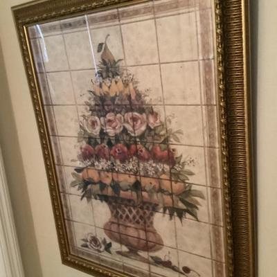 Sale Photo Thumbnail #131: Framed print of floral arrangement img 3389