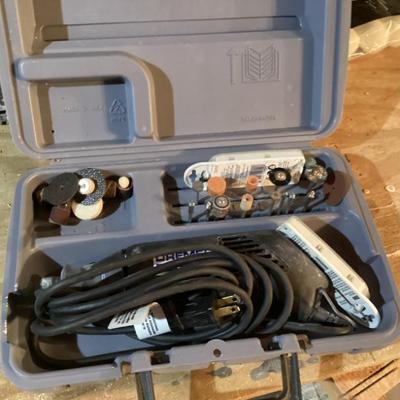 Sale Photo Thumbnail #50: Dremel rotary tool kit with accessories img 3508