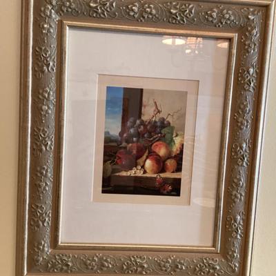 Sale Photo Thumbnail #134: Framed print of fruit still life img 3571