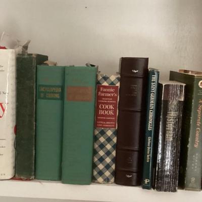 Sale Photo Thumbnail #9: Vintage cookbooks including the new joy of cooking