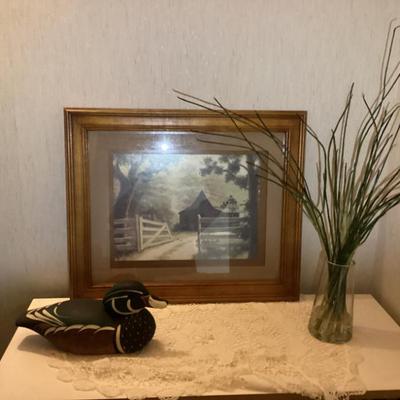 Sale Photo Thumbnail #120: Decoy style hand carved wooden duck