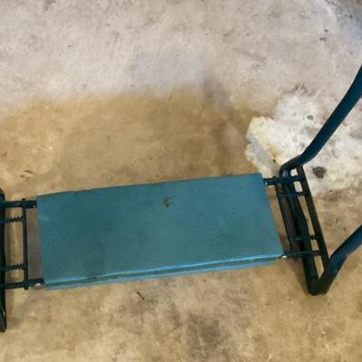 Sale Photo Thumbnail #190: Folding garden kneeler bench