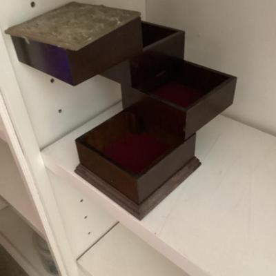 Sale Photo Thumbnail #104: Bombay company wooden jewelry box