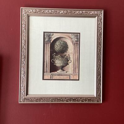 Sale Photo Thumbnail #138: Framed print of plant in urn img 3567