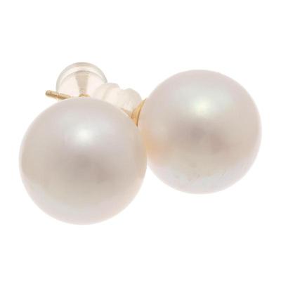 Sale Photo Thumbnail #33: Pair of South Sea Cultured Pearl, 18k Earrings