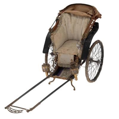 Meiji Model of a Rickshaw