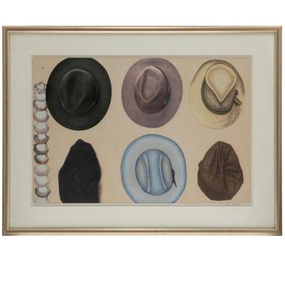 Lew Carson (American, 1938-2018) Seashells and Hats