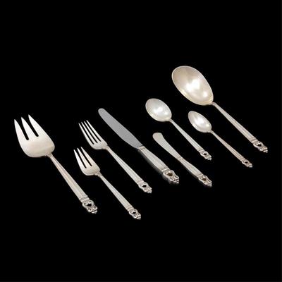 Sale Photo Thumbnail #104: International Sterling Flatware 'Royal Danish' Pattern