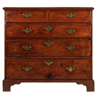 Sale Photo Thumbnail #117: George II Walnut Chest of Drawers