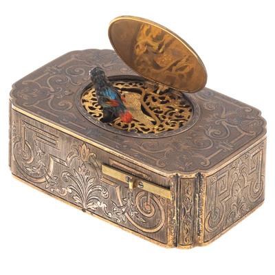 Sale Photo Thumbnail #90: Swiss Automaton Music Box
