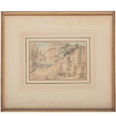 Sale Photo Thumbnail #16: Anthony Devis (British, 1729-1816) Frosher Hill, Surrey, circa 1780.