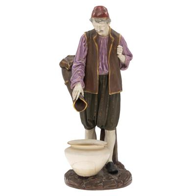 Sale Photo Thumbnail #89: Royal Worcester Porcelain Figure 'The Watercarrier'