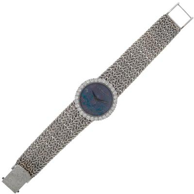 Sale Photo Thumbnail #68: Chopard Opal, Diamond, 18k White Gold Wristwatch