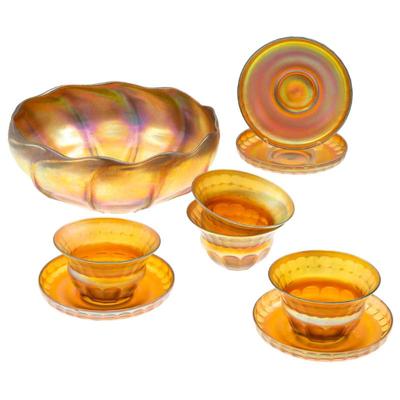 Sale Photo Thumbnail #91: Tiffany Favrile Dessert Set