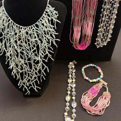 Spring Fling Beaded Costume Jewelry Lot