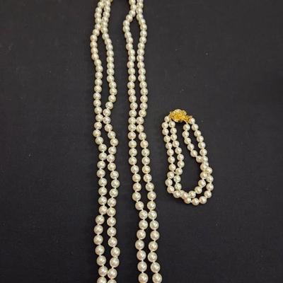 Elegant Faux Pearl Set