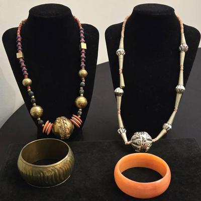 Bold Bangles and Beads Lot