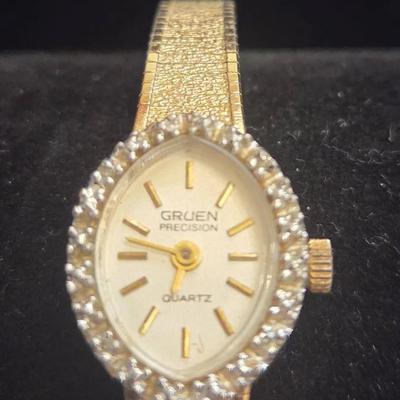 Gruen Ladies' Goldtone Stainless Steel Watch