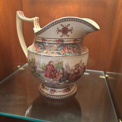 Sale Photo Thumbnail #211: Victoriaware porcelain pitcher. $32 