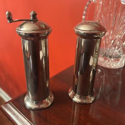 Sale Photo Thumbnail #147: Silver plate S&P. Made in Italy. $20 for the pair. 