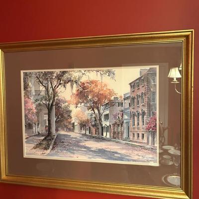 Sale Photo Thumbnail #119: Virginia Fouché "South of Broad" signed print 60/2000. $150. 