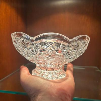 Sale Photo Thumbnail #215: Waterford Crystal "Cullen" 6.5 inch footed bowl. $49